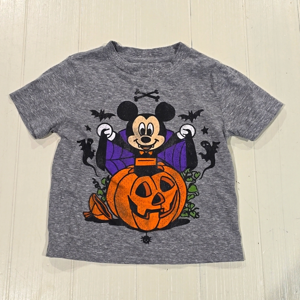 Toddler Disney Mickey Distressed Halloween Tee